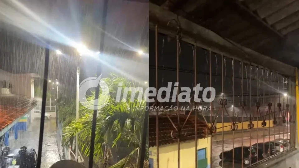 VÍDEO: Chuva despenca sobre Manaus pela segunda noite seguida após onda de calor e fumaça