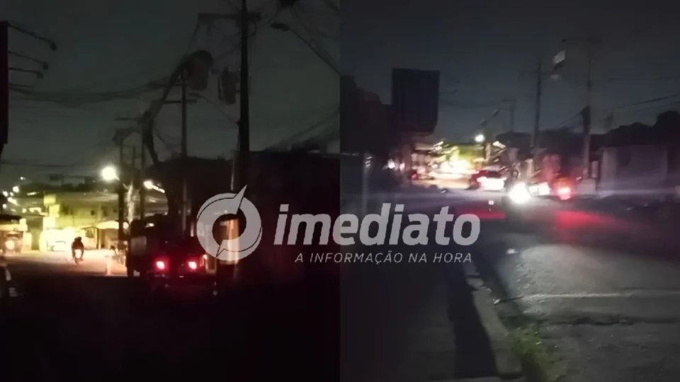 Apagão deixa moradores do Novo Israel no escuro durante noite de calor em Manaus