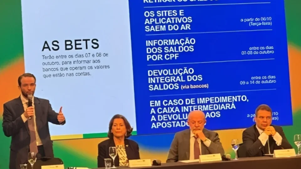 Governo anuncia fim das bets no Brasil e define prazo para apostadores sacarem dinheiro