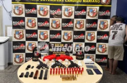 Dois suspeitos de ataque a tiros contra capitão da PM são presos com armas e drogas em Manaus