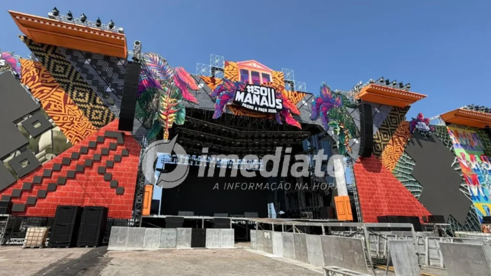 Sou Manaus Passo a Paço 2026 começa nesta sexta com megaestrutura e shows de grandes atrações no Centro de Manaus
