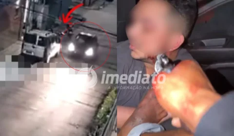 VEJA VÍDEO: Câmeras registram momento em que sequestradores arrastam Jordan Lima para dentro de carro em Manaus