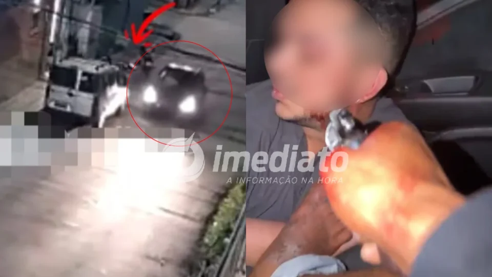 VEJA VÍDEO: Câmeras registram momento em que sequestradores arrastam Jordan Lima para dentro de carro em Manaus