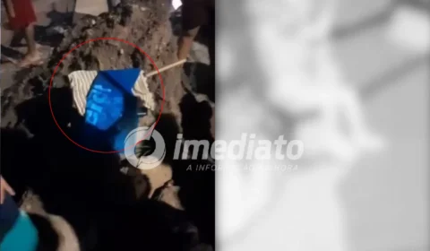 VEJA VÍDEO: feto de cinco meses é encontrado dentro de caixa de papelão jogada em igarapé