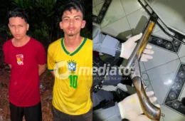 VEJA IMAGENS: Dois criminosos faccionados morrem em confronto com a Polícia Militar no Amapá