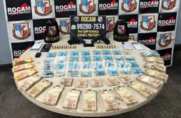 DEU RUIM: homens são presos com mais de R$ 104 mil e duas pistolas durante abordagem em Manaus