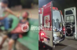 VEJA VÍDEO: Homem furta motocicleta, bate em grade durante fuga e fica gravemente ferido em Manaus