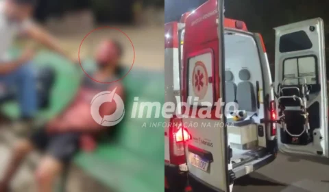 VEJA VÍDEO: Homem furta motocicleta, bate em grade durante fuga e fica gravemente ferido em Manaus