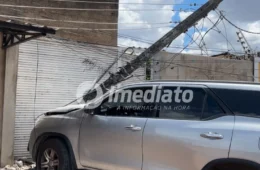 SUSTO NO TRÂNSITO: idoso passa mal ao volante e perde controle de veículo em Boa Vista