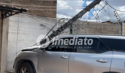 SUSTO NO TRÂNSITO: idoso passa mal ao volante e perde controle de veículo em Boa Vista