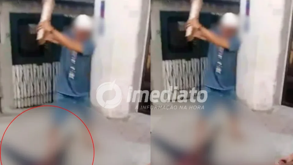 VEJA VÍDEO: Suposto assaltante é capturado e tem braço quebrado após esfaquear vítima em Manaus