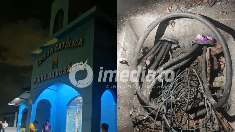 CRIME NA IGREJA: criminosos invadem templo, arrancam fiação e destroem sala de crianças em Manaus