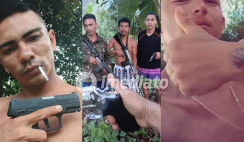 ‘Piratas dos rios’ exibem arsenal pesado e espalham medo entre ribeirinhos no interior do Amazonas