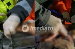 VEJA VÍDEO: Trabalhador tem dedo esmagado por amaciador de carne em Manaus