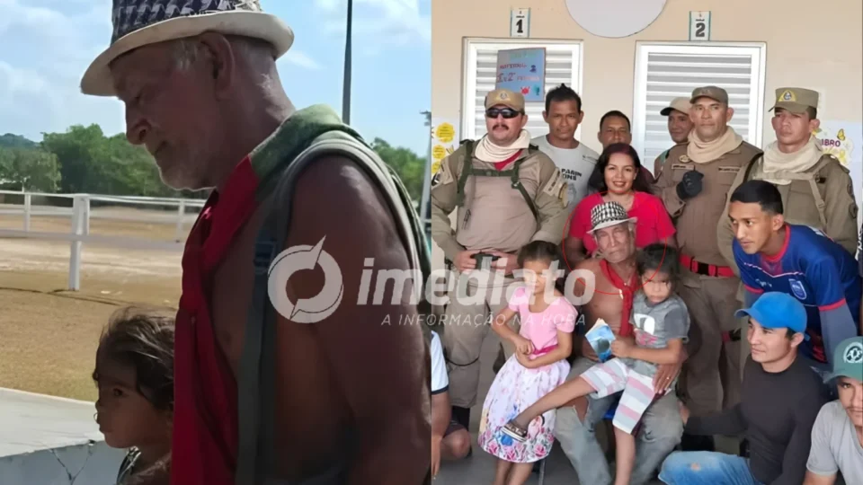 VEJA FOTOS: Idoso sobrevive dois dias perdido na mata e é encontrado a 12 km de casa no Amazonas