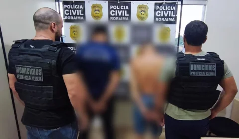 Dois homens são presos em flagrante após homicídio e tentativa de homicídio em Boa Vista
