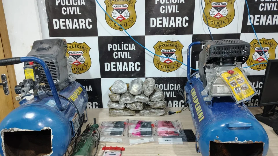 GELADEIRA DO TRÁFICO: quadrilha é presa com 7 kg de drogas escondidos em Porto Velho