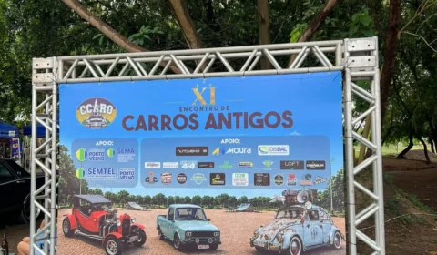MOTOR E MEMÓRIA: carros antigos reúnem gerações em Porto Velho