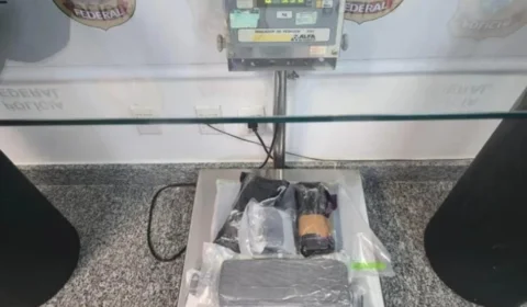 VIAGEM INTERROMPIDA |  Amazonense é preso no Rio com 5,5 kg de cocaína que seriam levados para Espanha