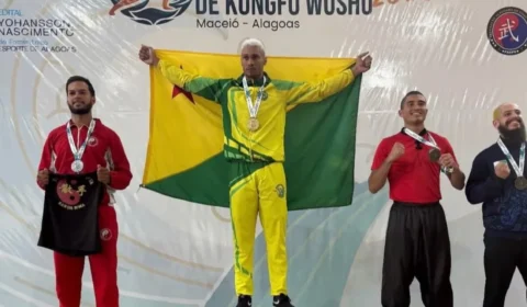 TETRA NO RINGUE: atleta acreano conquista quarto título brasileiro de Kung Fu Wushu