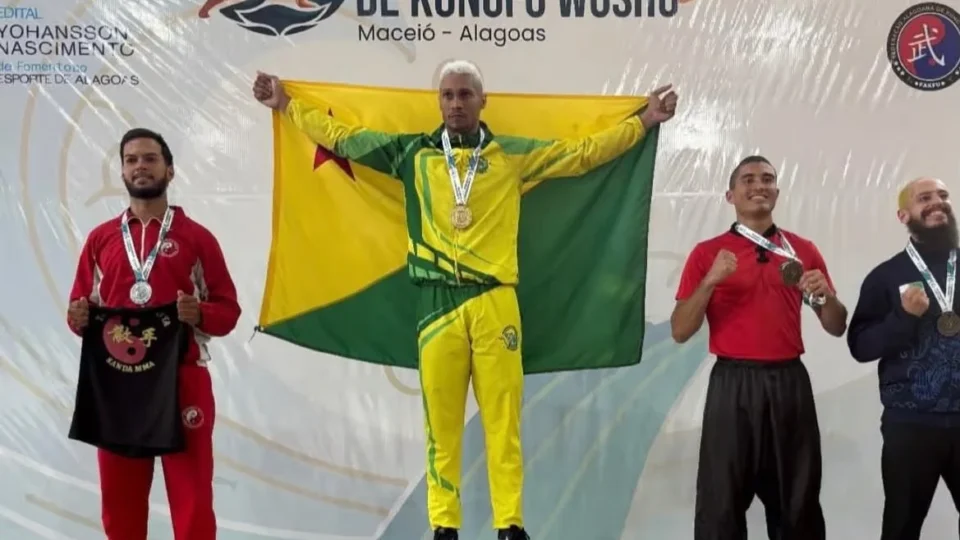 TETRA NO RINGUE: atleta acreano conquista quarto título brasileiro de Kung Fu Wushu