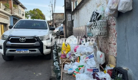 Moradores denunciam acúmulo de lixo após dias sem coleta no Nova Esperança, em Manaus