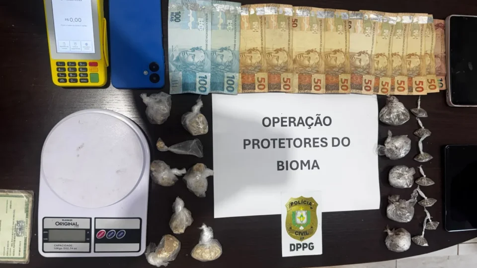 DROGA ENTERRADA: mulher é presa por tráfico durante operação em Porto Grande
