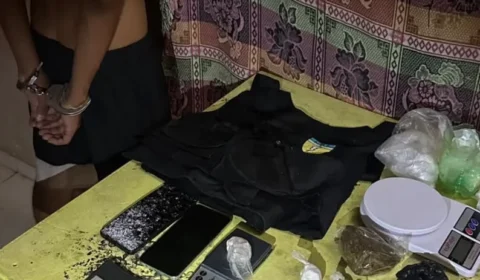 BRINQUEDO DO TRÁFICO: homem de tornozeleira é preso com drogas escondidas em velocípede no Macapaba