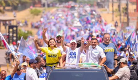 Roberto Cidade encerra maratona deste final de semana pelo interior com mega carreata em Itacoatiara