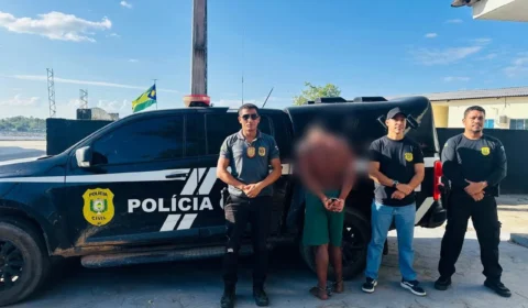ACHOU QUE ESCAPAVA: foragido corre para a mata, mas termina preso em Ferreira Gomes