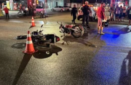 Três pessoas ficam feridas em colisão entre duas motos na Zona Leste de Porto Velho