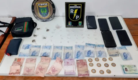 Homem é preso com porções de crack e maconha durante abordagem no Pacoval, em Macapá