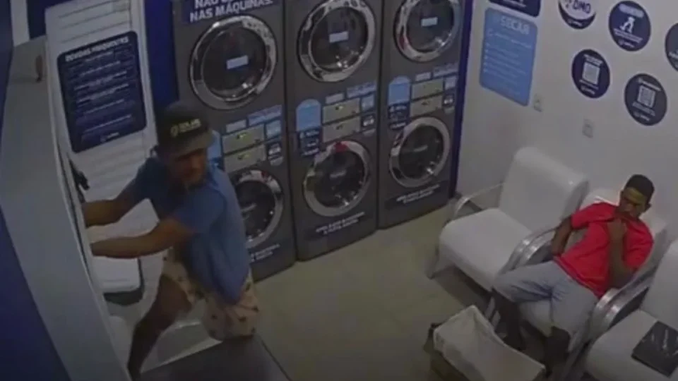 Suspeitos que roubaram televisão de lavanderia são presos