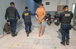 Após tiros e confusão, homem é preso com revólver de numeração raspada