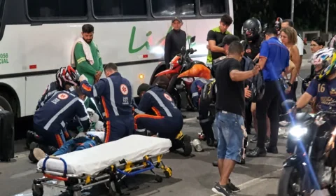 VEJA VÍDEO: Grave acidente deixa uma pessoa morta e outra ferida no Rapidão, em Manaus