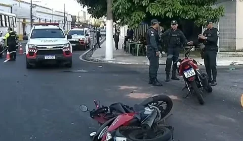 Motociclista morre e duas pessoas ficam feridas em acidente grave no centro de Belém