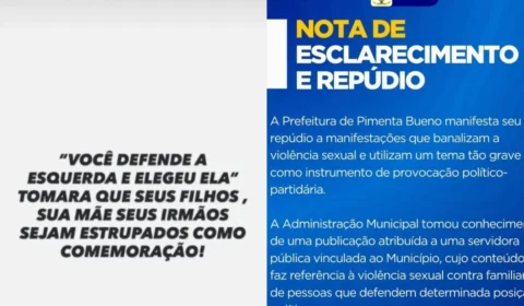 POLÊMICA: Servidora é exonerada após postagem com ameaça de violência sexual