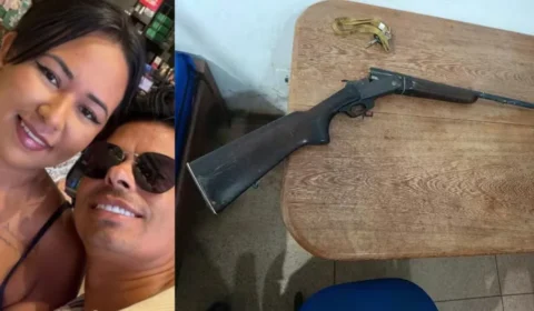 Espingarda é apreendida após mulher ser baleada na cabeça durante tentativa de feminicídio no Pará