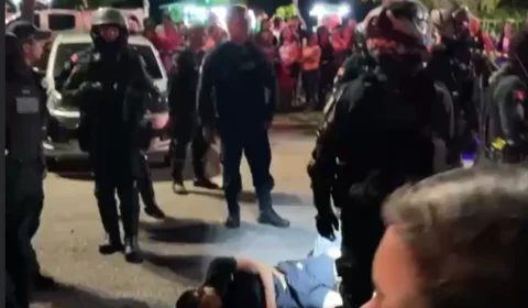 VEJA O VÍDEO | Após tentativa de assalto, dois suspeitos são baleados pela PM no Portal da Amazônia, em Belém
