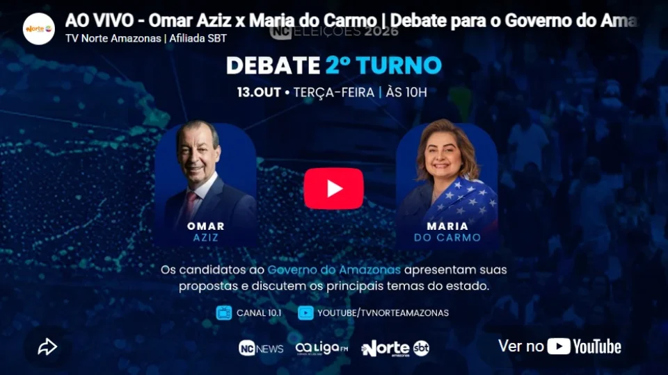 AO VIVO: Debate com os candidatos ao Governo do Amazonas pelo GNC
