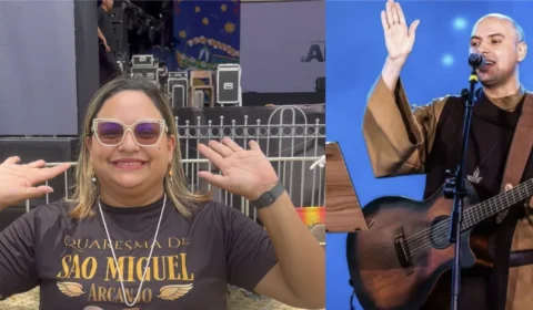 “Ele marcou minha história”, diz devota que chegou às 7h para ver Frei Gilson em Belém