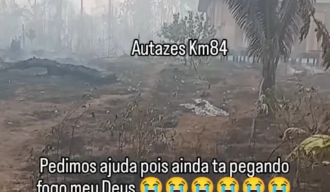 FOGO NO AMAZONAS | Vídeo mostra devastação causada por queimadas em Autazes