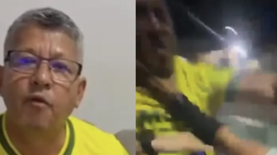 VEJA O VÍDEO | Policial civil armado agride adolescentes durante confusão em praça