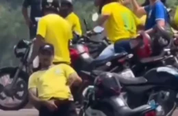 ATOS OBSCENOS | Carreatas de Lula e Flávio Bolsonaro têm momentos de tensão