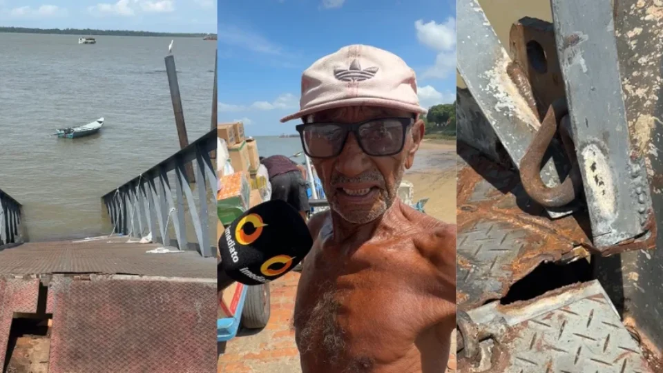 VEJA O VÍDEO | Trapiche volta a afundar e dificulta trabalho de comerciantes e carregadores