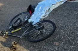 Ciclista morre atropelado por ônibus