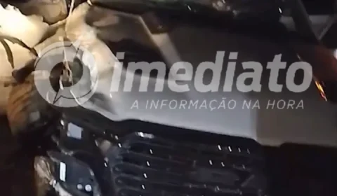 IMAGENS FORTES | Prefeito sofre acidente em estrada. O estado é grave