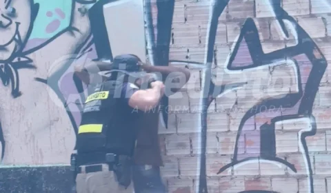 VEJA O VÍDEO | Ordem pública detém dois suspeitos de roubar aparelhos celulares durante patrulhamento