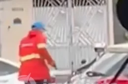 FLAGRANTE | Homens armados aterrorizam pessoas em bairro populoso