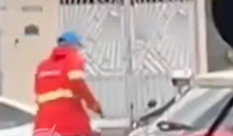 FLAGRANTE | Homem armado aterroriza pessoas em bairro populoso
